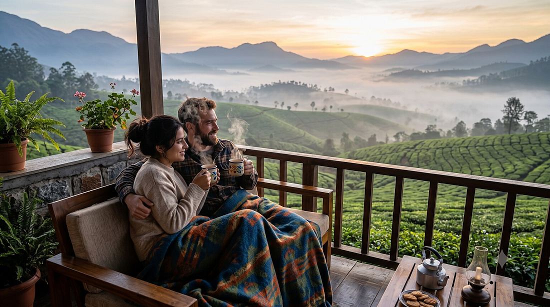 Munnar hills honeymoon