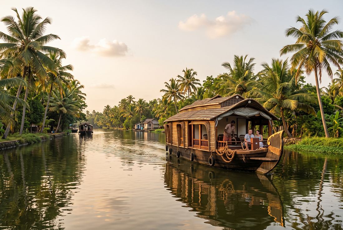 Alleppey backwater houseboat