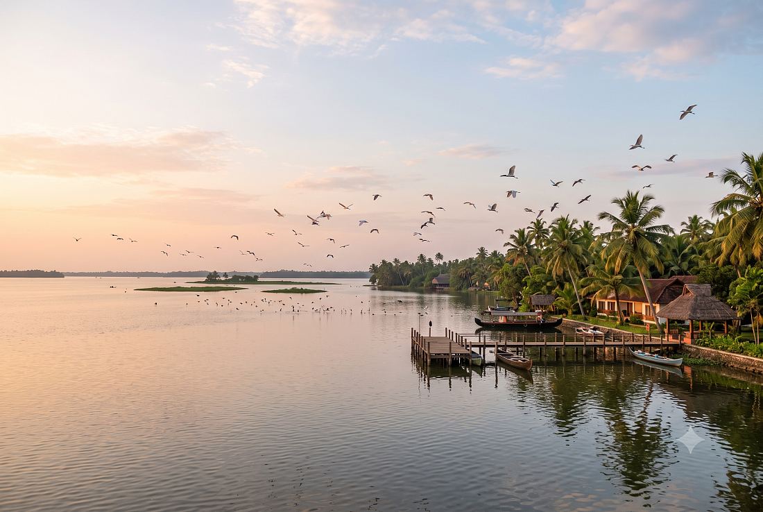 Kumarakom backwaters, Kerala