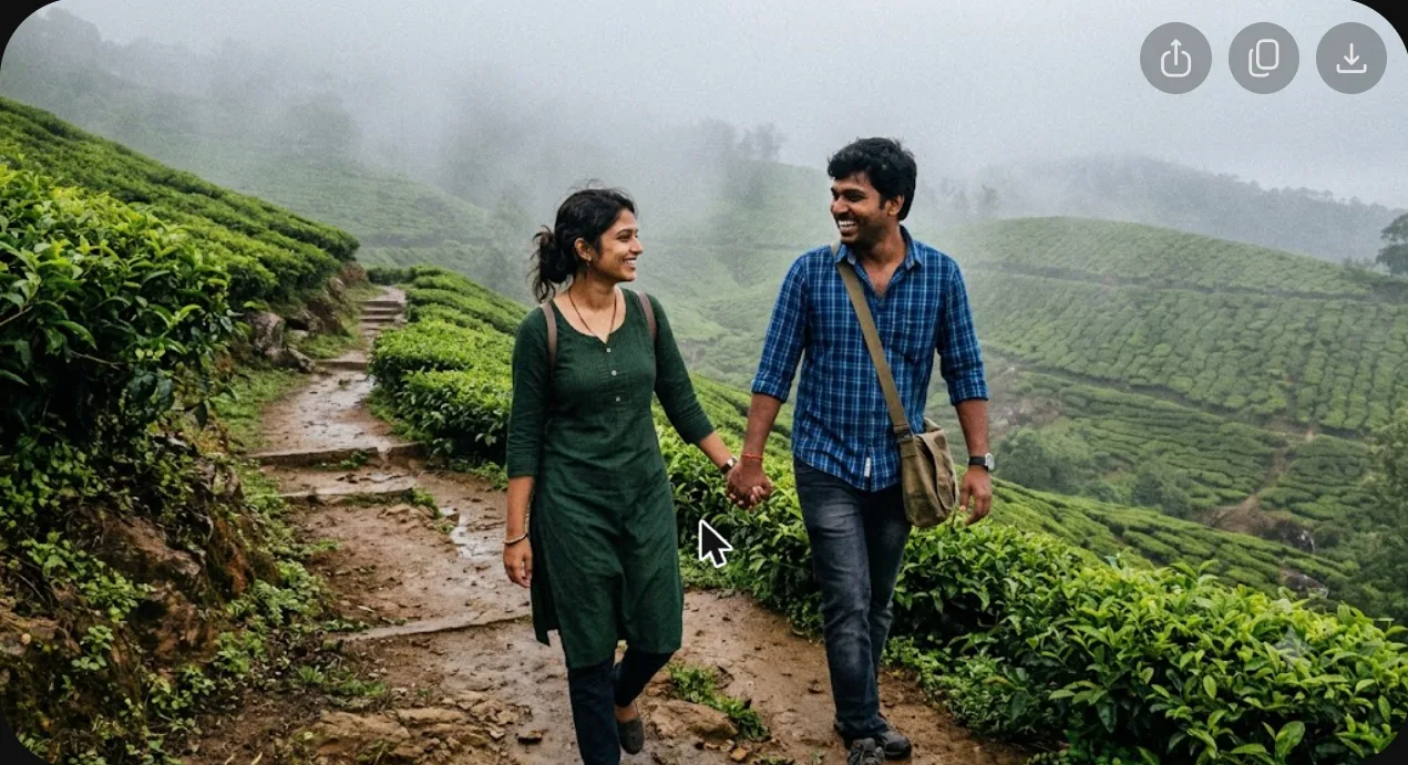 Munnar tea-garden mornings